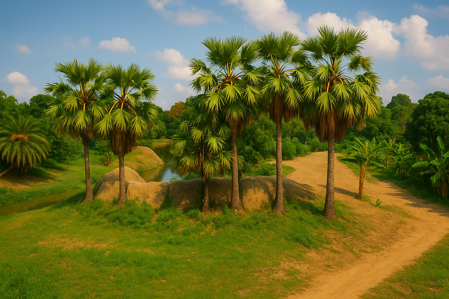 তালগাছের ছোঁয়ায় বাংলার প্রকৃতি ও প্রাণের কবিতা